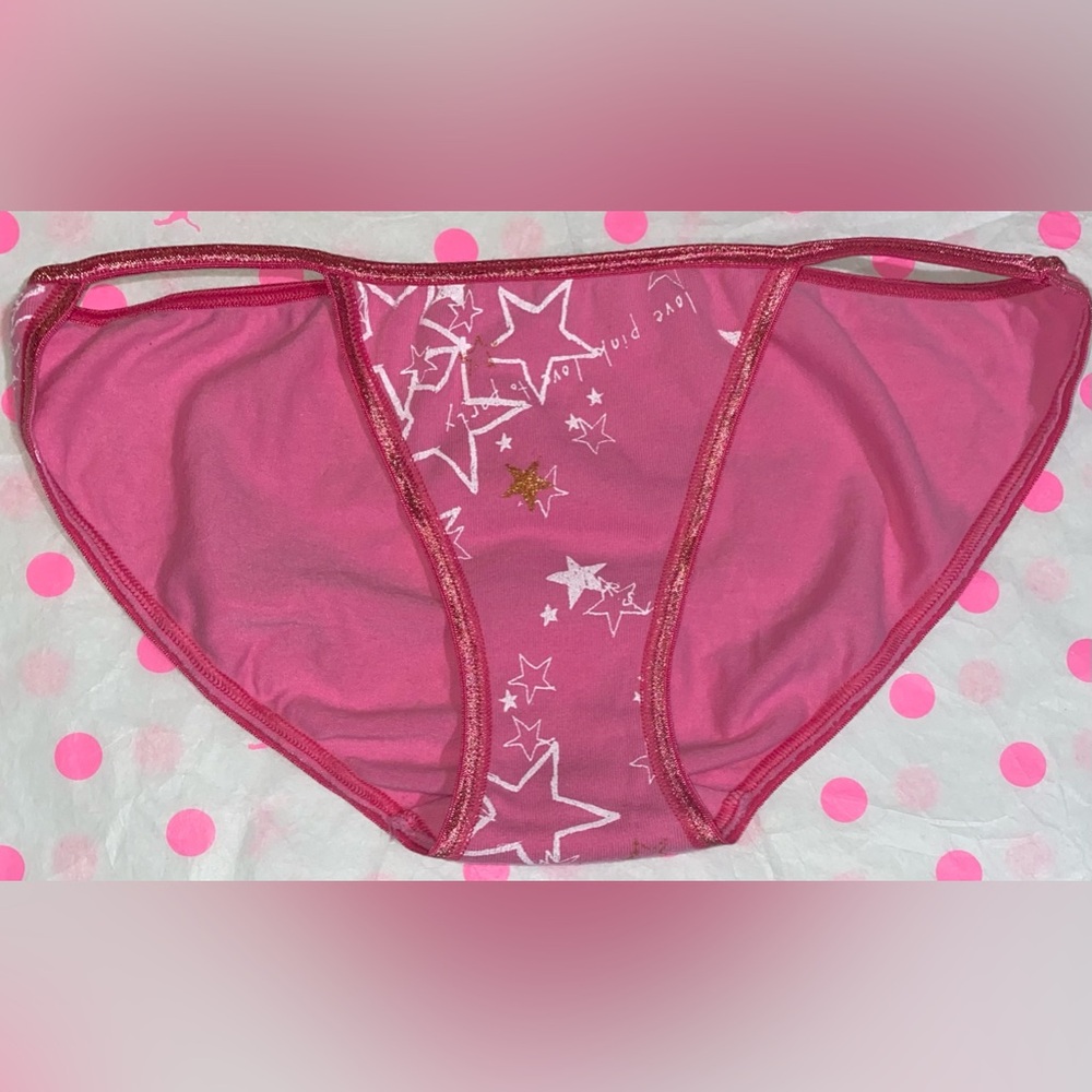 vintage Victoria's Secret PINK String Bikini Panty Vintage PINK panties Y2K rare